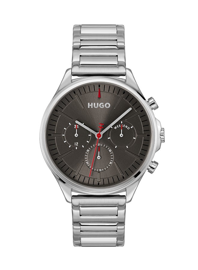 HUGO BOSS HUGO BOSS WATCH ROUND ANALOG MEN'S GREY CASE WATCH - 1530411 - Image 1