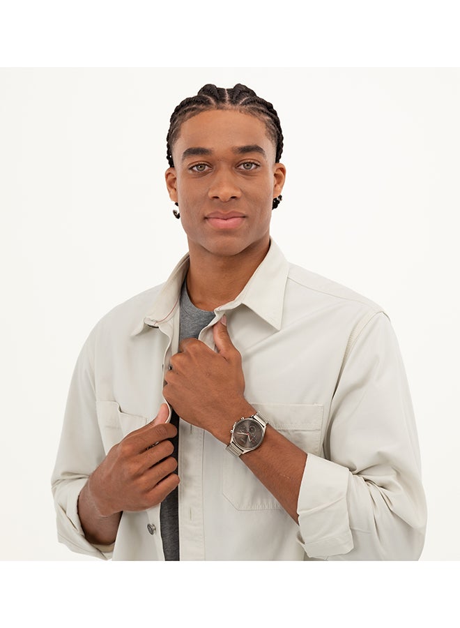 HUGO BOSS HUGO BOSS WATCH ROUND ANALOG MEN'S GREY CASE WATCH - 1530411 - Image 5