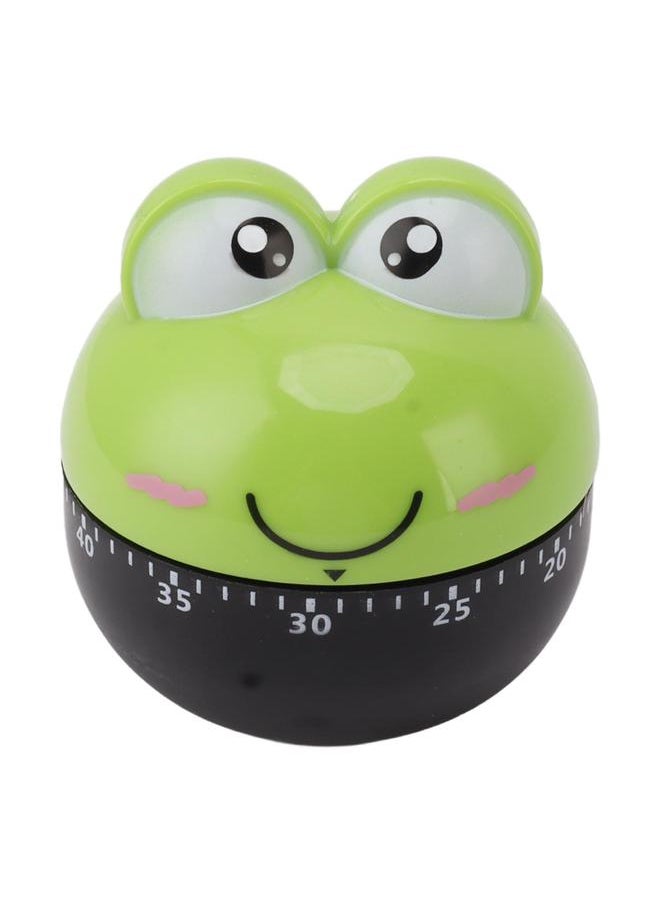 Thoraya - Cartoon Machinery Timer High Accuracy Adjustable 60 Minutes Mechanical Kitchen Cooking Timer for Kitchen Study Green - Image 1