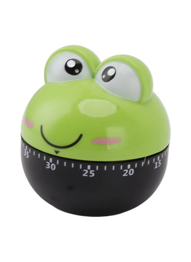 Thoraya - Cartoon Machinery Timer High Accuracy Adjustable 60 Minutes Mechanical Kitchen Cooking Timer for Kitchen Study Green - Image 1