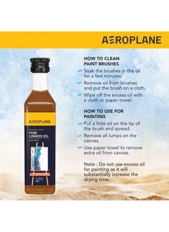 Aeroplane - Linseed Oil For Artists - Premium Art Supply (240 ML) - pzsku/Z65C85DB96D238E07FDB4Z/45/_/1740118747/ab0f36bf-1330-44f1-ab27-4264b676a8f9