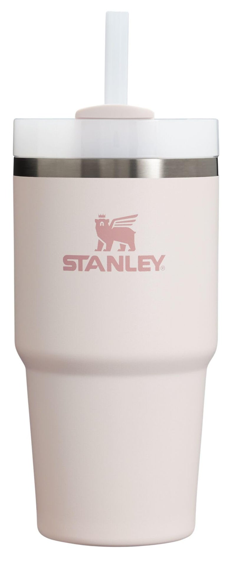 Stanley Stanley Quencher H2.0 FlowState Stainless Steel Vacuum Insulated Tumbler with Lid and Straw for Water  Iced Tea or Coffee  Smoothie and More  Rose Quartz 2.0  20oz - Image 1