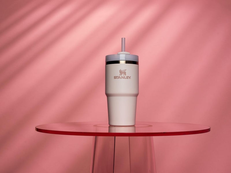 Stanley Stanley Quencher H2.0 FlowState Stainless Steel Vacuum Insulated Tumbler with Lid and Straw for Water  Iced Tea or Coffee  Smoothie and More  Rose Quartz 2.0  20oz - Image 3