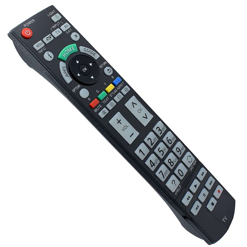 N2QAYB000936 Remote Control Replacement for Panasonic TV TH-85X940A TH-85X940Z TH-55AS800A TH-55AS800H TH-55AS800Z TH-58AX800A TH-58AX800Z TH-60AS800A TH-60AS800A 600AS8000H TH. -60AS800Z TH-65AX800A - Image 2