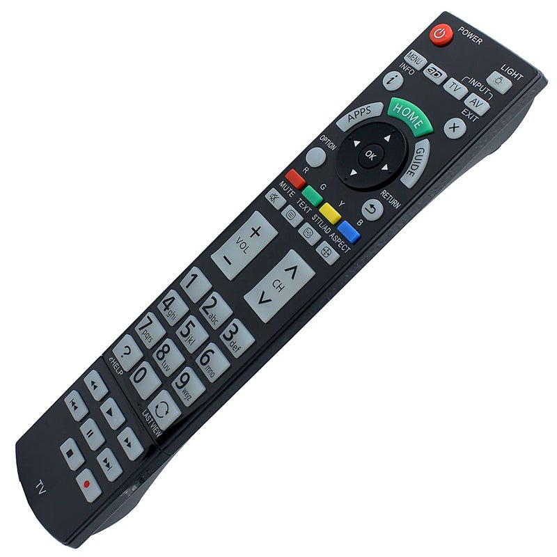N2QAYB000936 Remote Control Replacement for Panasonic TV TH-85X940A TH-85X940Z TH-55AS800A TH-55AS800H TH-55AS800Z TH-58AX800A TH-58AX800Z TH-60AS800A TH-60AS800A 600AS8000H TH. -60AS800Z TH-65AX800A - Image 3