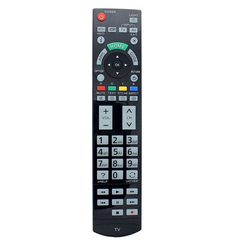 N2QAYB000936 Remote Control Replacement for Panasonic TV TH-85X940A TH-85X940Z TH-55AS800A TH-55AS800H TH-55AS800Z TH-58AX800A TH-58AX800Z TH-60AS800A TH-60AS800A 600AS8000H TH. -60AS800Z TH-65AX800A - Image 1