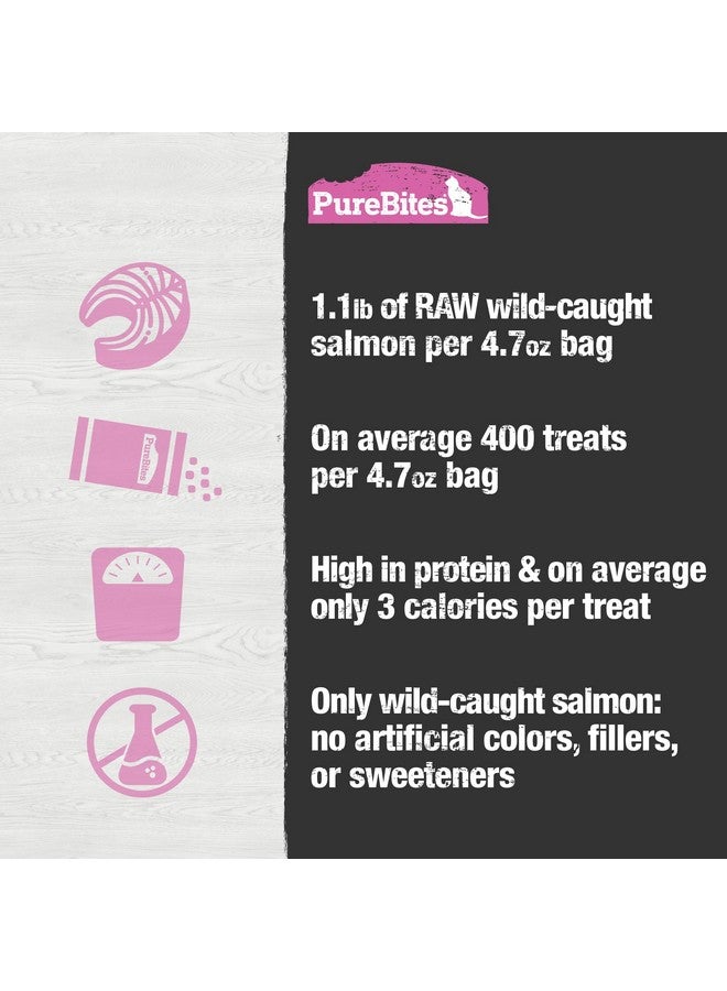 PureBites Freeze Dried Salmon Cat Treats, 4.7Oz | 134g - Jumbo Size - Image 5