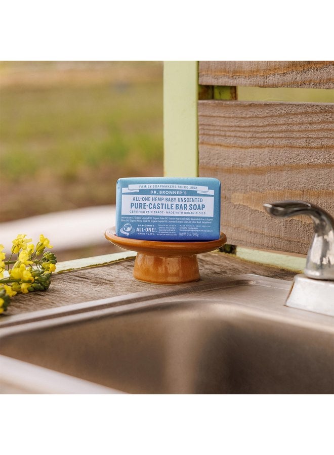 دكتور برونرز صابون الأطفال الخالي من العطور Pure-Castile من Dr. Bronner's - مصنوع من زيوت عضوية متجددة معتمدة - للوجه واليدين والشعر - لطيف على البشرة الحساسة - صابون طبيعي بالكامل للرجال والنساء - عبوتان، 10 أونصة - Image 4