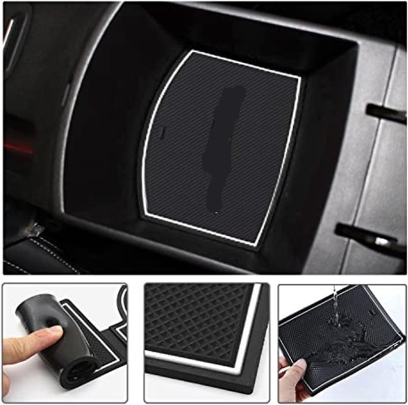 DEMULAX Non-Slip Mat Set for Hyundai Kona 2022 - Image 5