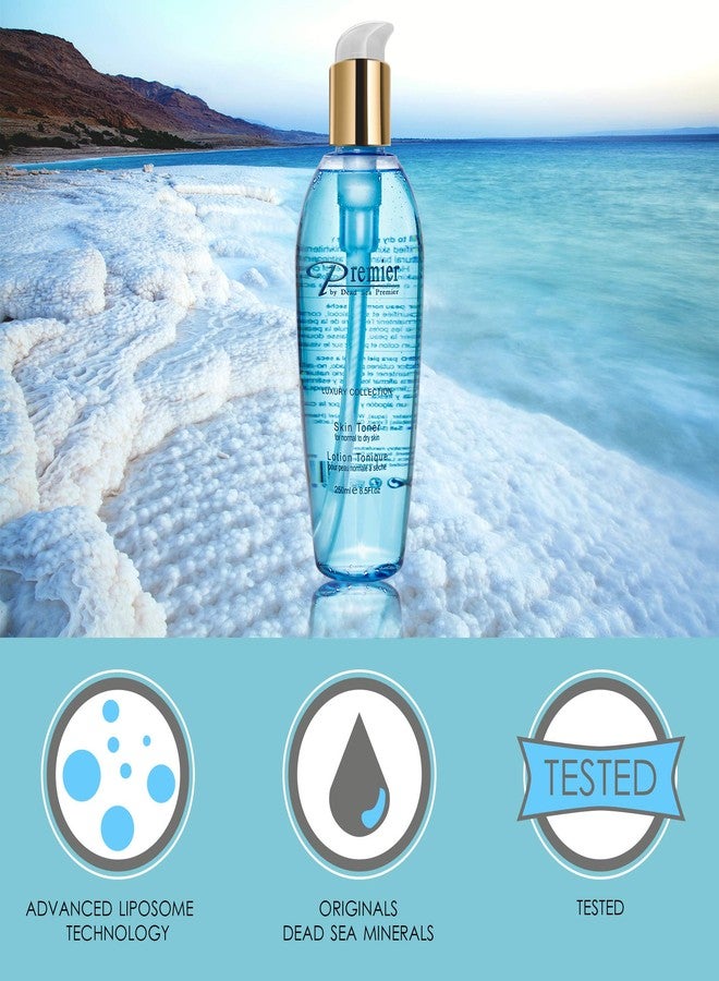 Premier Dead Sea Skin Toner Normal To Dry Skin, pH 5.5 balancing, non alcoholic toner that is mild and gentle to skin, natural ingredients with witch hazel and minerals 8.5fl.oz - Image 3