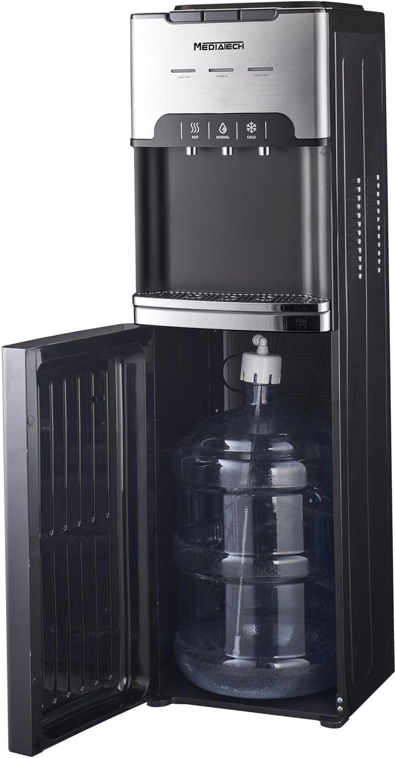 ميديا تيك مبرد مياه ميديا تك3حنفية بارد/ساخن/فاتر تحميل سفلي-MT-WD2580B - Image 1