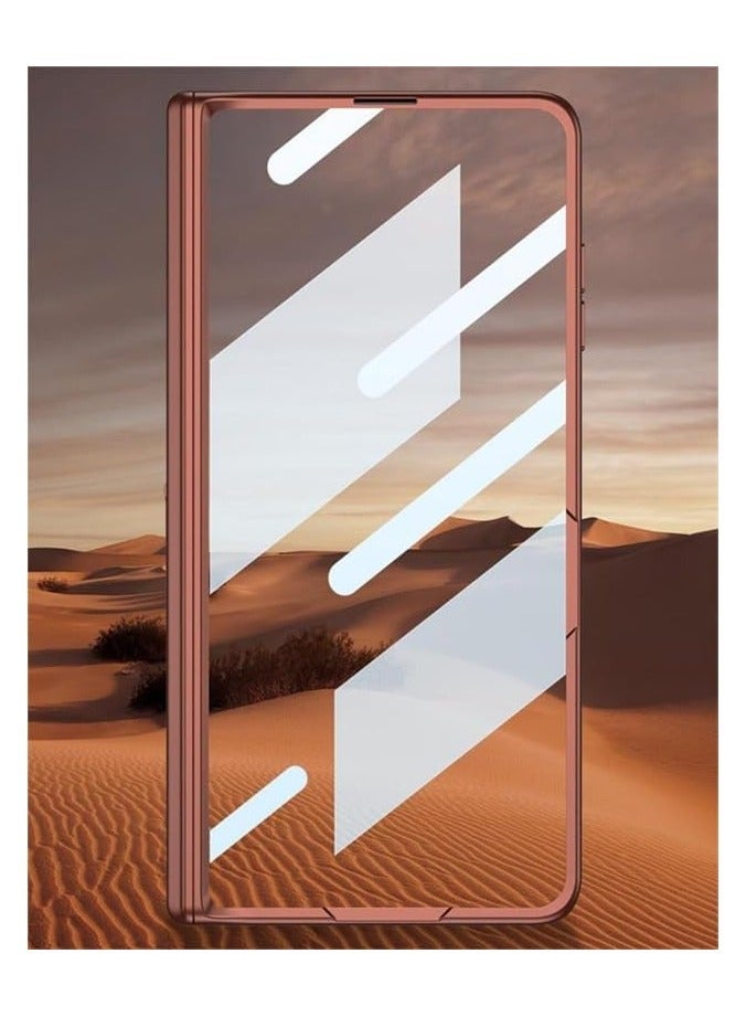 general Compatible with Honor Magic V3 Case, Hard PC Back Slim Protective Case [Hinge Protection][Hidden Kickstand] Frosted Cover with Screen Protector for Honor Magic V3 - Image 2