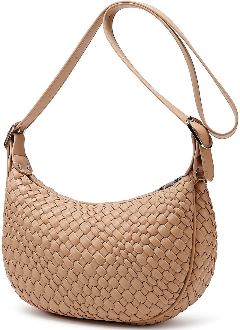 Queenoris Small Shoulder Bag for Women Cute Vegan Leather Clutch Purses and Handbags Trendy Crossbody Purses for Work travel - Image 1