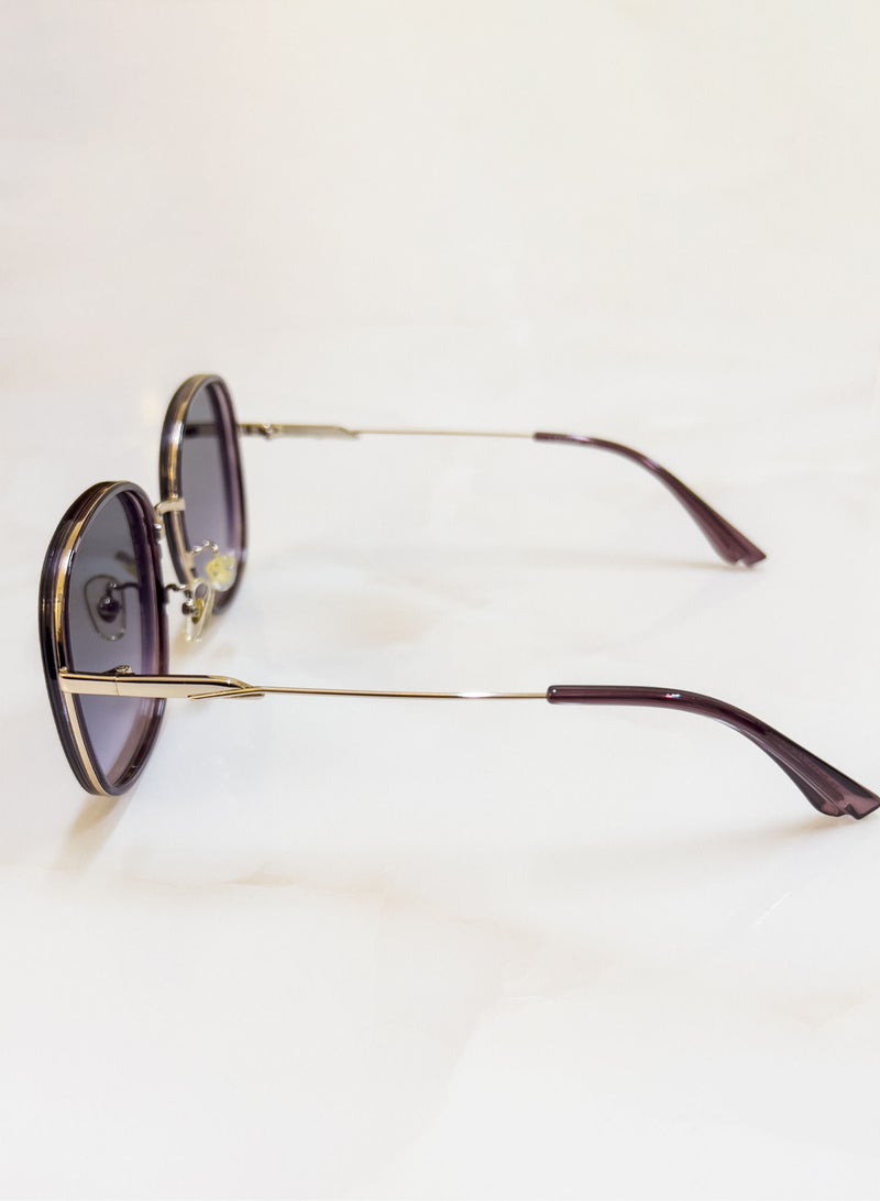 LAOONT Women UV Protection Round Frame Sunglasses - Image 3