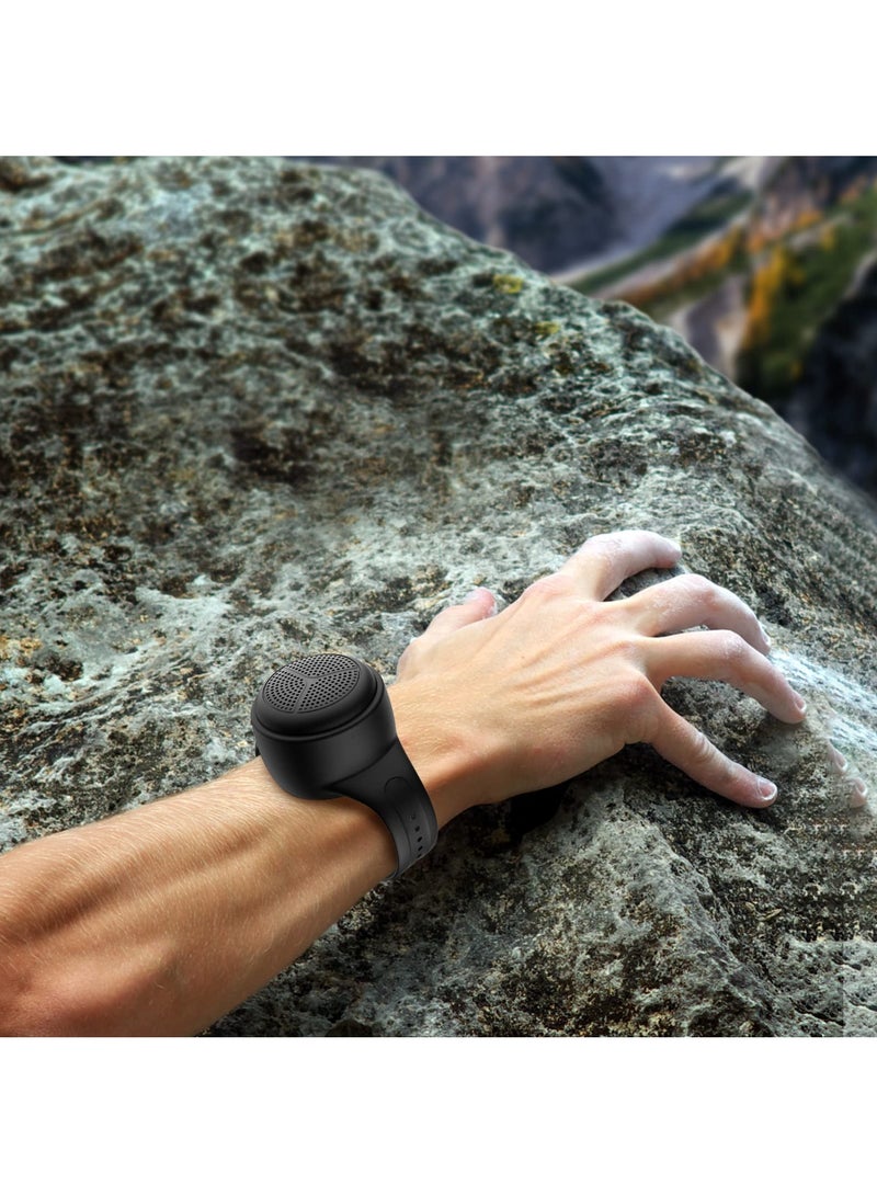 SYOSI Portable Bluetooth Speaker, Waterproof Bluetooth Speaker, Mini Bluetooth Speaker with Wearable Band, TF Card Play Support IPX7 Waterproof Mini Bluetooth Speaker for Hiking, Riding, Running - Image 4