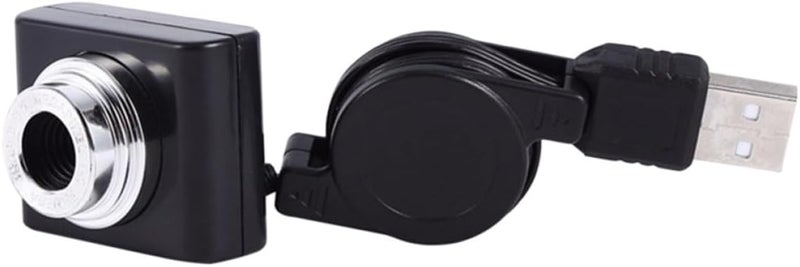 USB Webcam 120° Wide Angle Live Teaching Camera for Laptop and Computer, HD USB Portable Webcam for Online Classes and Video Conferencing, Black - Image 1