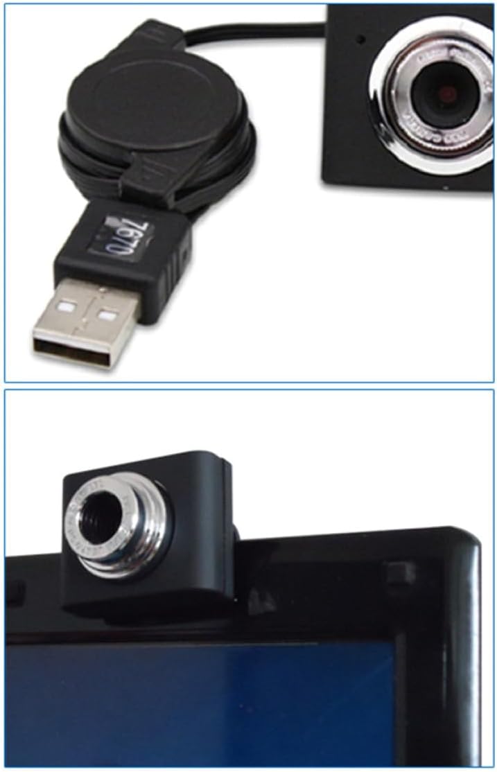 USB Webcam 120° Wide Angle Live Teaching Camera for Laptop and Computer, HD USB Portable Webcam for Online Classes and Video Conferencing, Black - Image 2