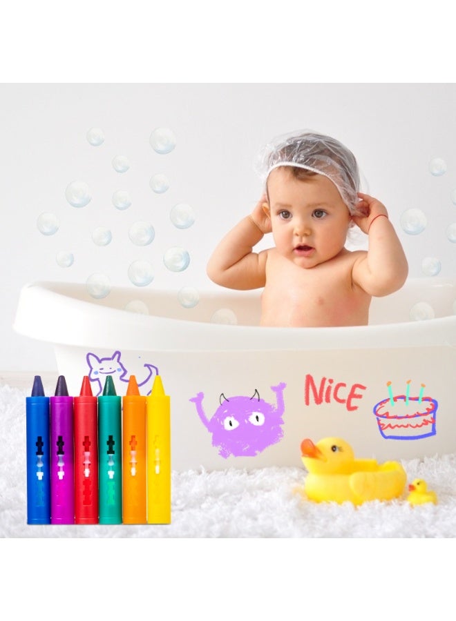 Bath Crayons Pack of 6 - Image 3
