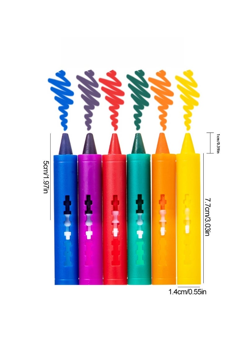 Bath Crayons Pack of 6 - Image 2
