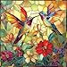 Blueforest Vintage Paint Hummingbird Flower 500 Piece Puzzles for Adults Easy Large Piece Puzzle for Seniors Challenge Art Jigsaw Puzzles for Gifts Party Games Family 20 20 Inch Dust Free - Image 2