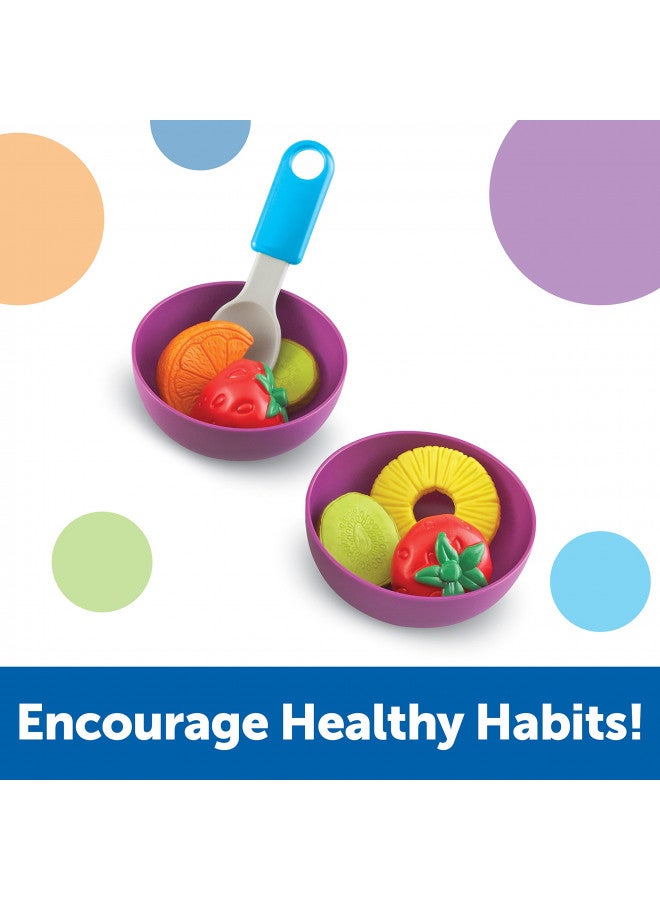 Learning Resources Learning Resources New Sprouts Fresh Fruit Salad Set - 18 Pieces, Ages 18+ Months Pretend Play Food for Toddlers, Preschool Learning Toys, Kitchen Play Toys for Kids - Image 2