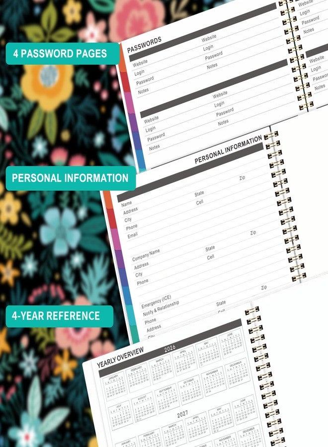 Artfan 2026-2029 Monthly Planner/Calendar - 3 Year Planner 2026-2029 - July 2026 - June 2029, 9'' x 11'', 3 Year Calendar 2026-2027-2028 Monthly Planners, 36 Months, Colorful Tabs, Inner Pocket, Notes Pages - Image 4