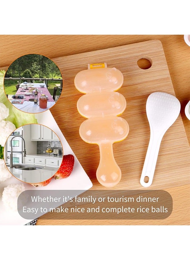 Rice Ball Shaker,Rice Ball Molds, DIY Ball Shaped Kitchen Tools Shakers Food Decor for Kids Mini Rice scoop - Image 5