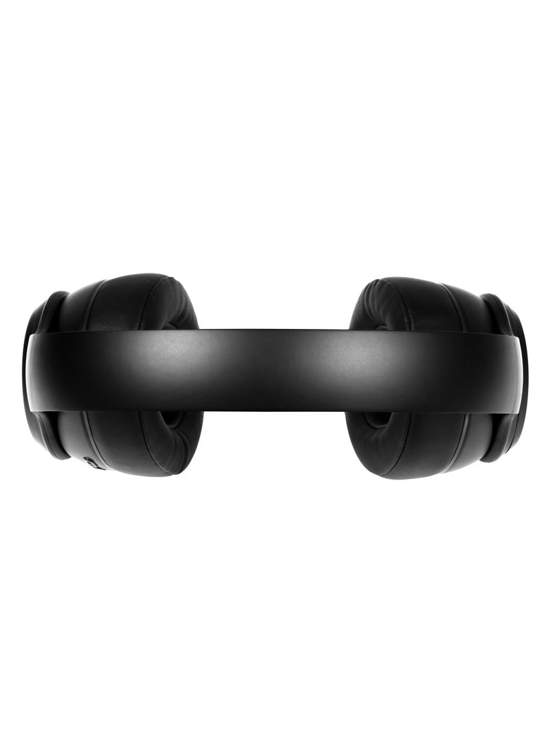 Volkano - VolkanoX Quasar Premium Series Bluetooth Wireless Head Phones Extendables with LED Light, FM Radio, Hands - Free Calling, 22 Hr Playtime, SD Card Reader - Black, 1 Year Warranty - Image 1