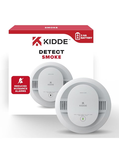Kidde Smoke Detector AA Battery Powered LED Warning Light Indicators
