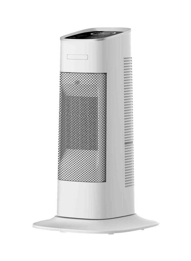 Media Tech Electric Tower Ceramic Heater ,2000 Watt ,Thermostat, Movable base ,Safty lock Remote Control, MT-TCH005- White - Image 3