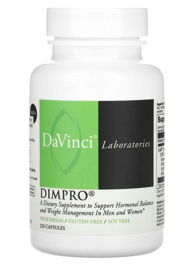 DaVinci Laboratories DIMPRO 75 mg  120 Capsules 