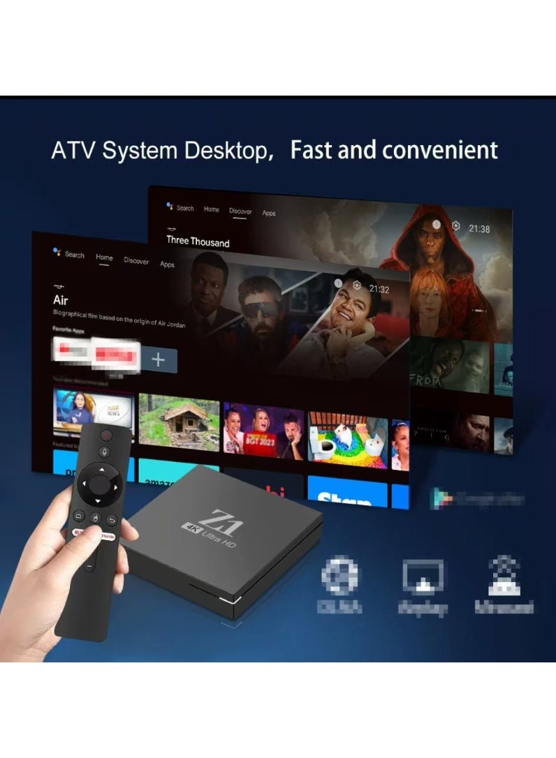 Android10 4K UHD TV Stick  TV Box With Google Play Youtube Chrome APPs and Mouse Mode Remote Enjoy Movie TV Radio Music Games Browse Web News - Image 2