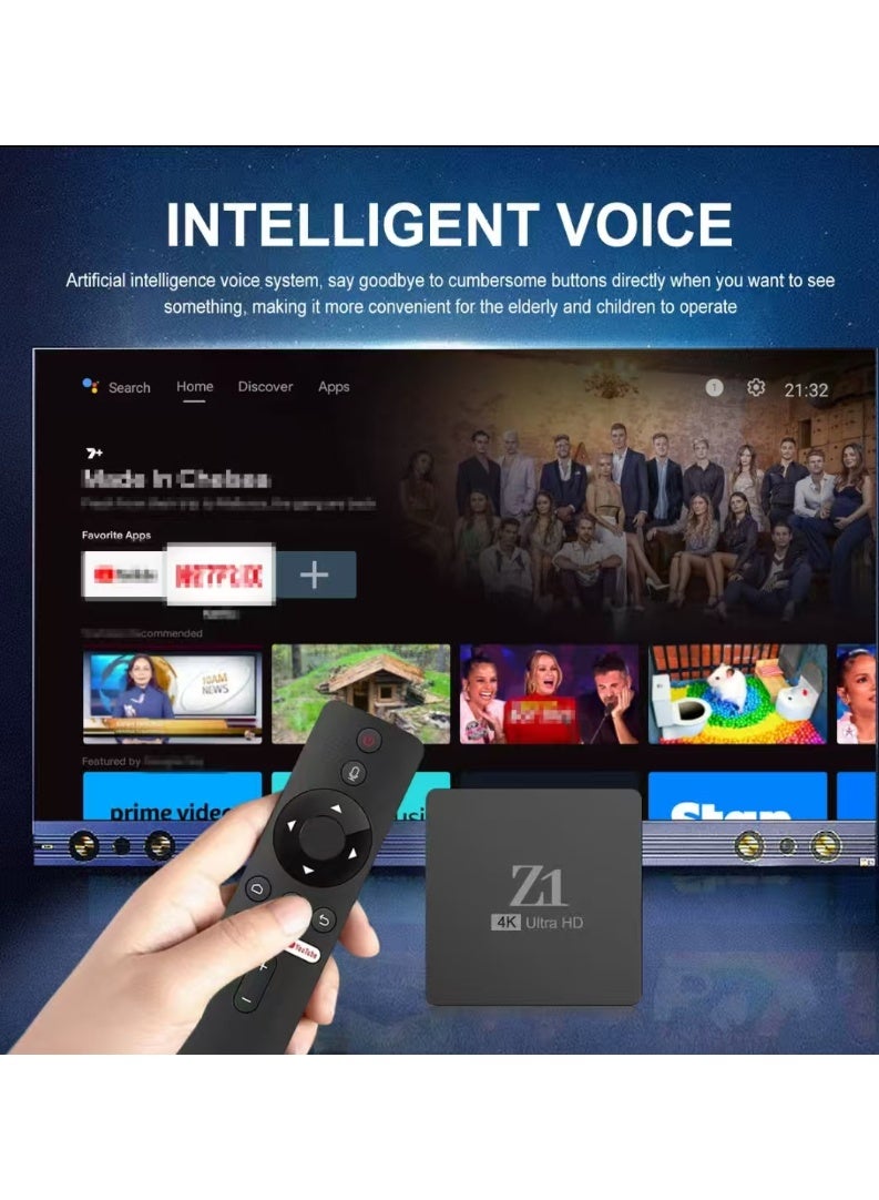 Android10 4K UHD TV Stick  TV Box With Google Play Youtube Chrome APPs and Mouse Mode Remote Enjoy Movie TV Radio Music Games Browse Web News - Image 1