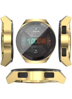 VINSOC Full Cover TPU Bumper Case for Huawei Watch GT 2e  (Gold)  - Image 3