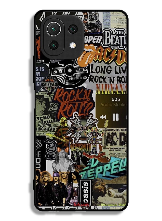 Tolwak Xiaomi Mi 11 Lite Protective Case Cover Long Live Rock N Roll - Image 2