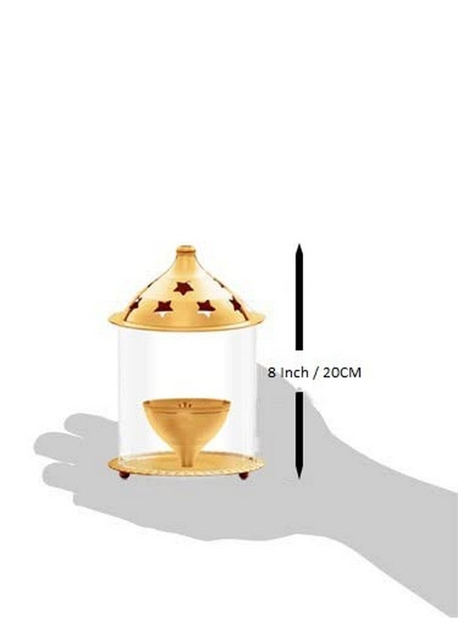 True Decor 8 Inch Akhanda Jyothi Deepam Large Akhand Jyoti Diya Large Size - Image 2