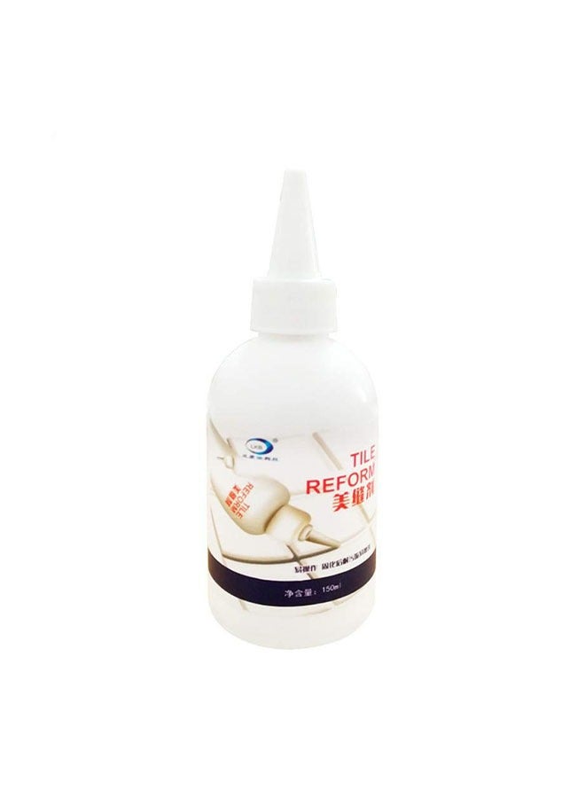 White Grout Tiling  Tile Gap Refill Agent Tile Reform Coating Mold Cleaner Tile Sealer Repair Glue 150ML - Image 1
