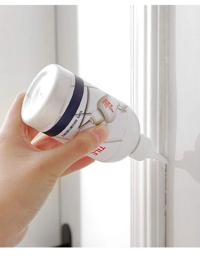 White Grout Tiling  Tile Gap Refill Agent Tile Reform Coating Mold Cleaner Tile Sealer Repair Glue 150ML - Image 2