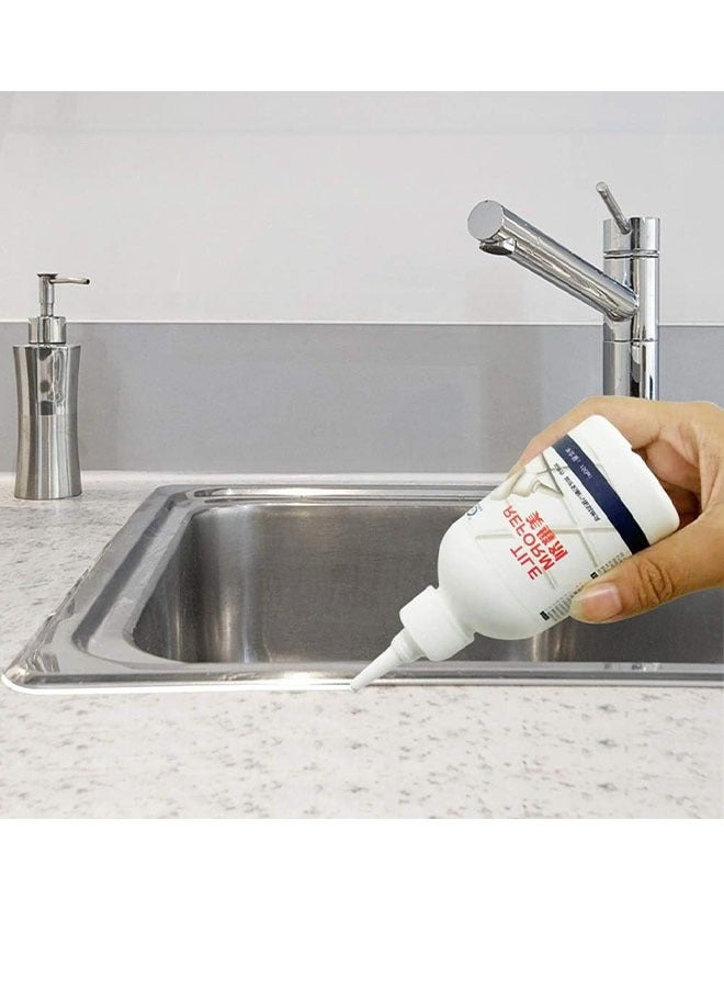 White Grout Tiling  Tile Gap Refill Agent Tile Reform Coating Mold Cleaner Tile Sealer Repair Glue 150ML - Image 3