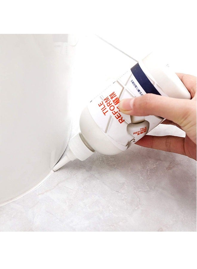 White Grout Tiling  Tile Gap Refill Agent Tile Reform Coating Mold Cleaner Tile Sealer Repair Glue 150ML - Image 4
