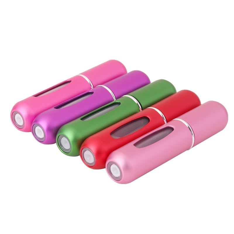 TINKLE Portable Mini Refillable Perfume, Aftershave Atomizer Empty Spray Bottle for Travel Purse (Silver) - Image 3
