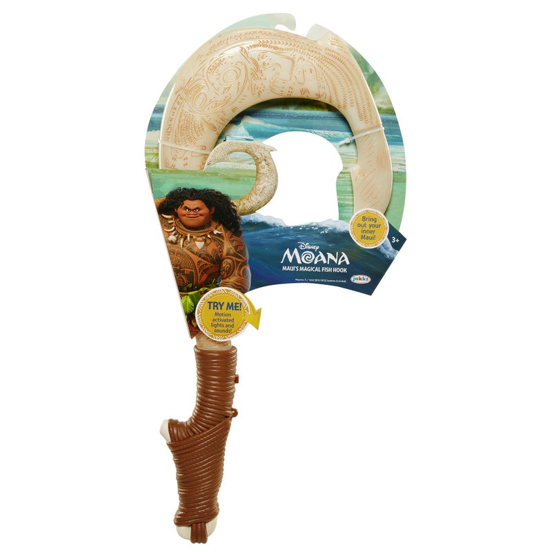 Moana Disney Moana Maui's Magical Fish Hook, Motion Activated Lights and Sound! 20 Inches - Image 1