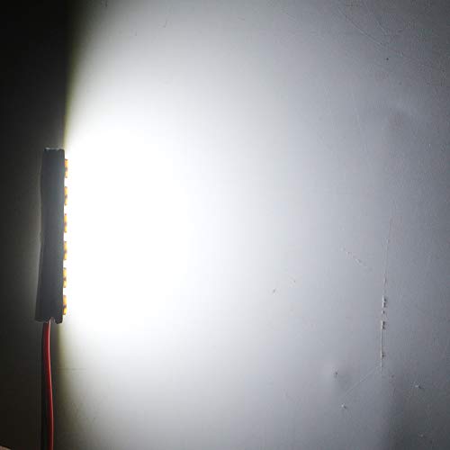 GLL Panel Interior Dome LED Reading Lights for Car Auto 2835 24-SMD White DC12V T10+BA9S+Festoon Adapter Pack of 4 - Image 5