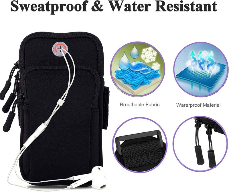 Phone Arm Band GYM Phone Holder for Arm,iPhone Pouch iPhone Arm Case for iPhone 8 Plus/X/8/7/6 Plus/SE,iPhone 6S Running Band iPhone 7 Plus Armband Cell Phone Arm Holder for Samsung Galaxy S9/S8/S7/LG - Image 5
