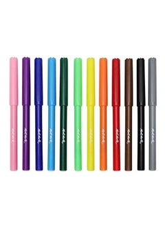 Mont Marte 12-Piece Felt Tip Markers Set  - Image 2