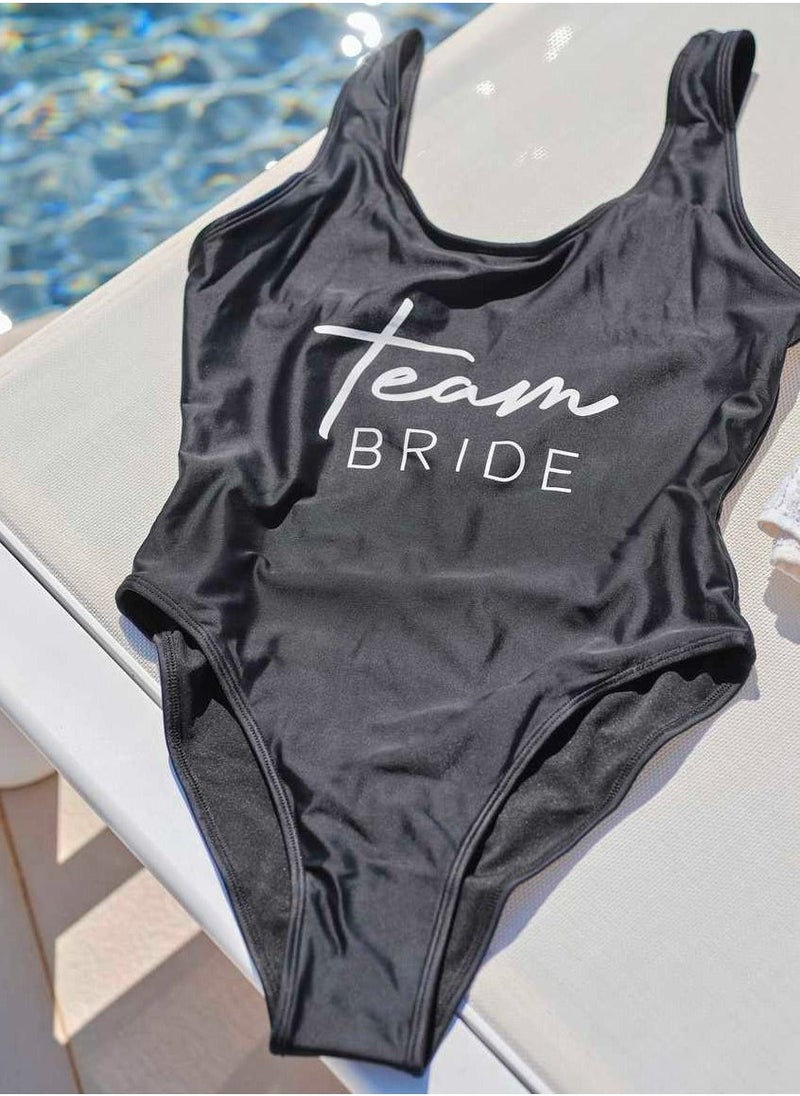 Ginger Ray Team Bride Swimsuit - Black - Medium - Image 2