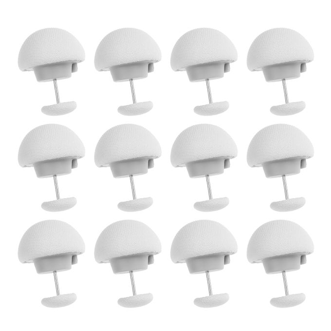 12 PCS DUVET COVER PINS DUVET PINS TO HOLD COMFORTER DUVET COVER CLIPS QUILT HOLDER DUVET CLIPS TO HOLD COMFORTER INSIDE DUVET BUTTON FASTENERS KEEPS COMFORTER FROM SHIFTING WHITE FOR QUILT CUSHIONS