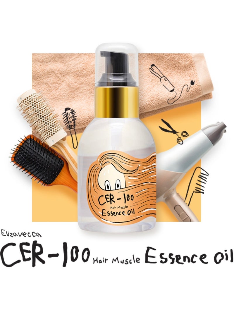 Elizavecca زيت إكسير عضلات الشعر CER-100 - 3.38 أونصة - Image 3