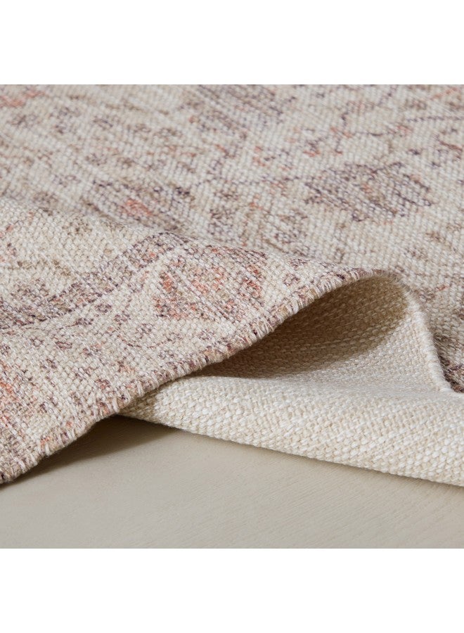 Home Box Glimmer Juana Handmade Printed Dhurrie 160 x 110 cm - Image 4