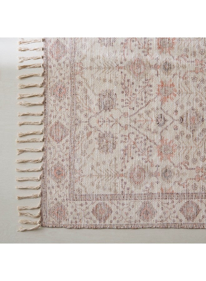 Home Box Glimmer Juana Handmade Printed Dhurrie 160 x 110 cm - Image 3